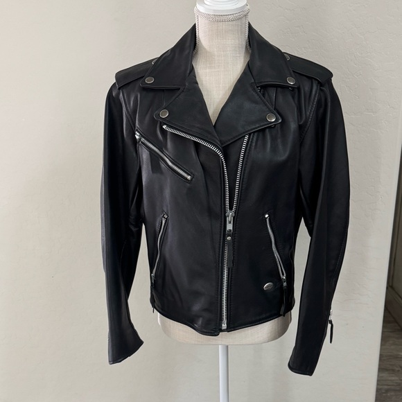 Harley-Davidson Vintage Black Leather Jacket